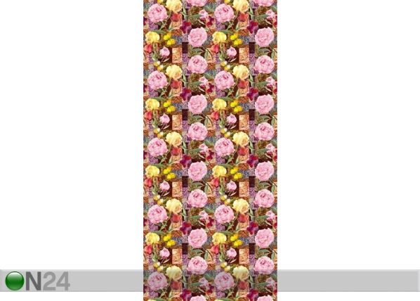 Fliistapeet Flowers 53x1000 cm