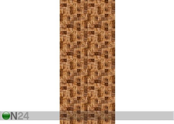Fliistapeet Wood 53x1000 cm