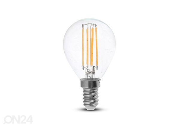 Hõõgniidiga LED pirn E14 4 W, 4 tk