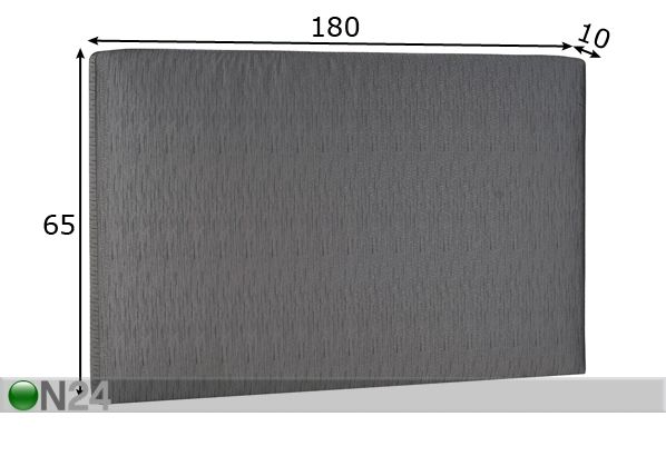 Hypnos mööblikangaga voodipeats mini Standard 180x65x10 cm mõõdud