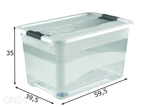 Karp Crystal-box 52L mõõdud