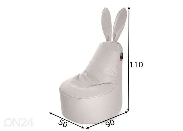 Kott-tool Qubo Daddy Rabbit in/out mõõdud