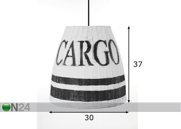 Laelamp Cargo mõõdud