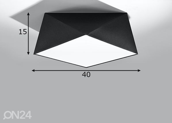 Laelamp Hexa 35, must mõõdud