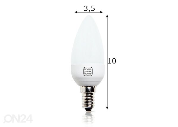 LED-pirn Candle, E14, 3,2W mõõdud