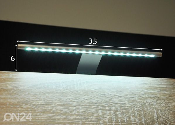 LED-valgustid Line riidekappidele 2 tk mõõdud