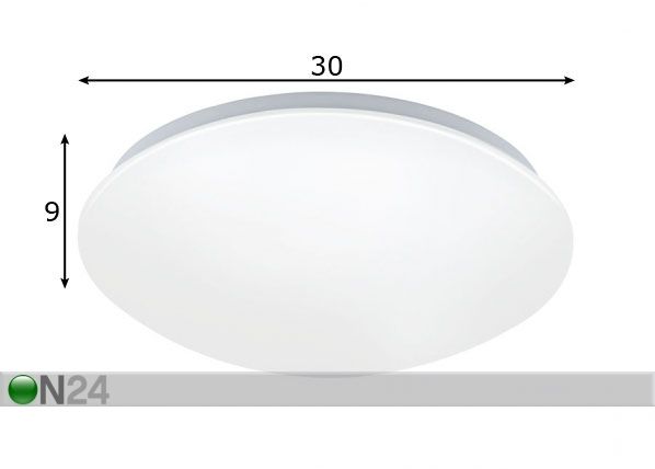 Liikumisanduriga plafoonvalgusti Giron-M, Ø30 cm mõõdud