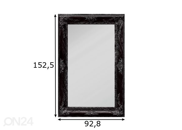 Peegel Palermo 92,8x152,5 cm mõõdud