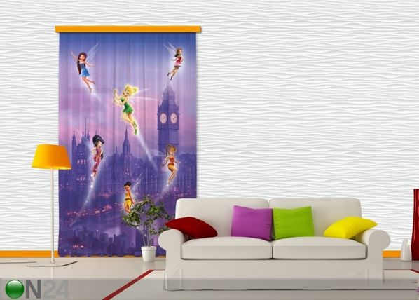 Poolpimendav fotokardin Disney fairies in London 140x245 cm