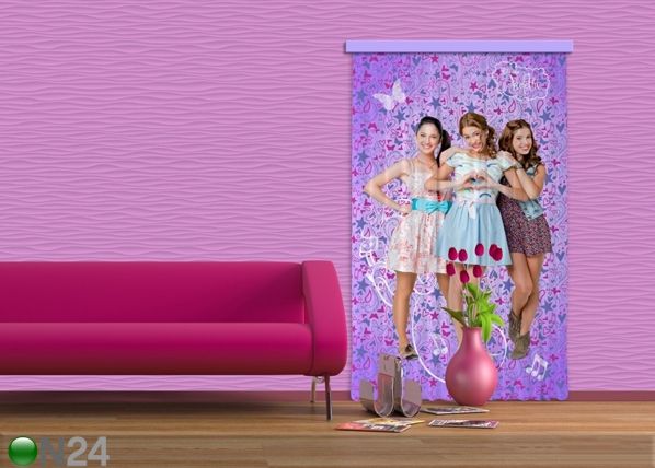 Poolpimendav fotokardin Disney Violetta and friends 140x245 cm