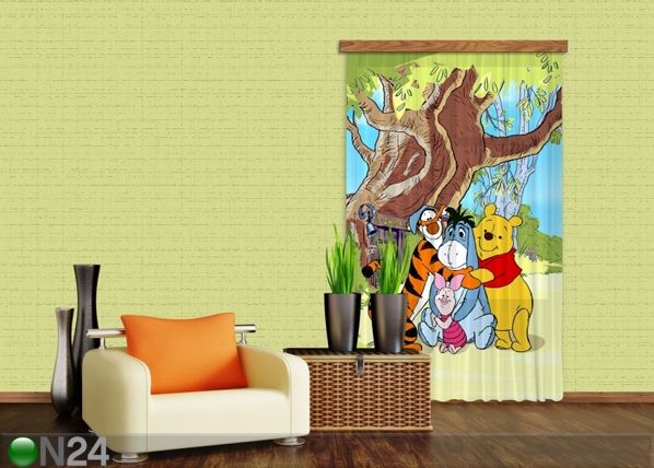 Poolpimendav fotokardin Disney Winnie the Pooh and Friends 140x245 cm
