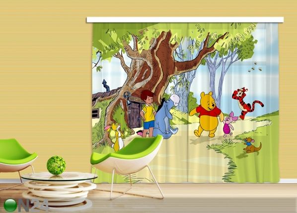 Poolpimendav fotokardin Disney Winnie the Pooh and Friends 280x245 cm