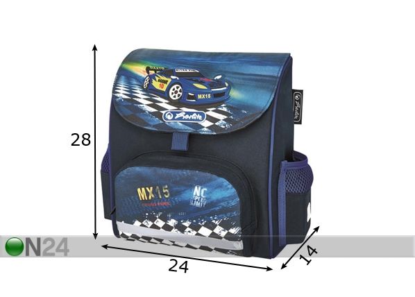 Ranits Herlitz Mini softbag Super racer mõõdud