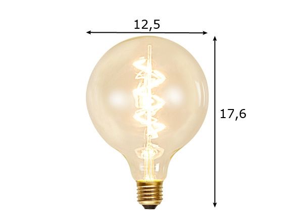 Reguleeritava valgusega LED pirn E27 3,6 W mõõdud