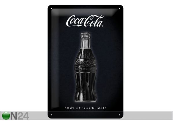 Retro metallposter Coca-Cola Sign of good taste 20x30 cm