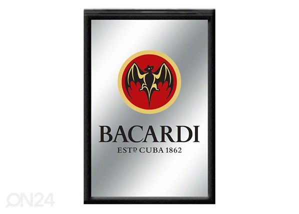 Retro reklaampeegel Bacardi 30x20 cm