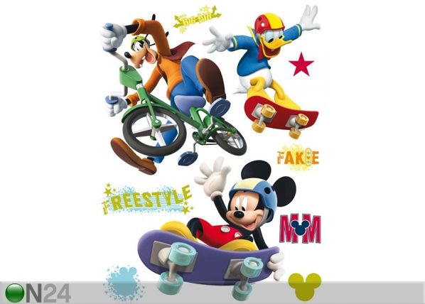 Seinakleebis Disney Mickey freestyle 65x85 cm