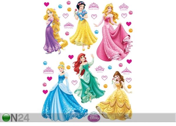 Seinakleebis Disney Princess 42,5x65 cm