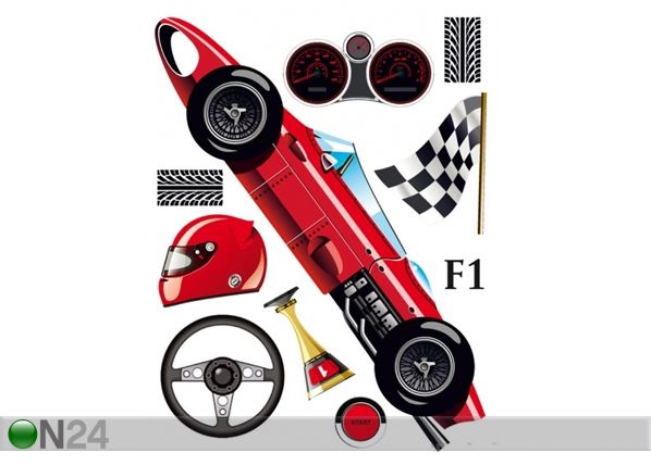 Seinakleebis Formula 1, 42,5x65 cm