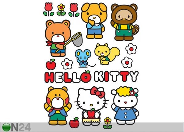 Seinakleebis Hello Kitty and Friends 65x85 cm