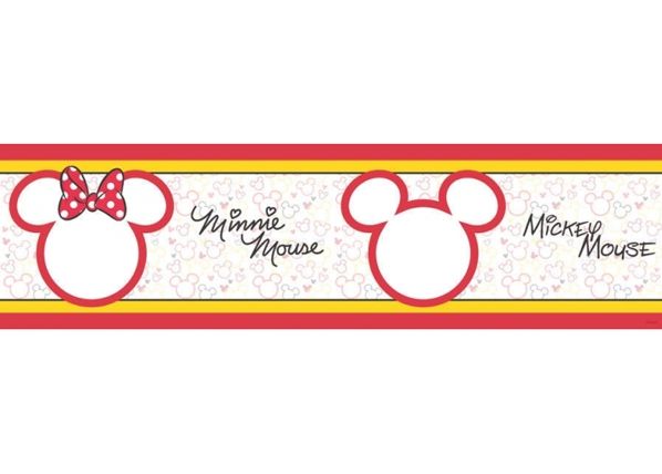Seinakleebis Mickey Mouse Cute 14x500 cm