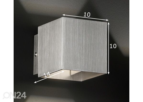 Seinalamp Box LED mõõdud
