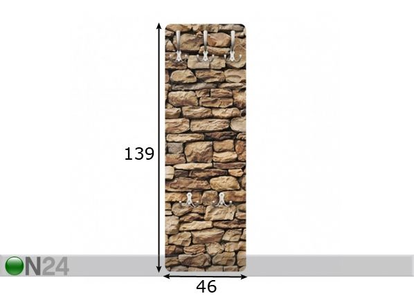Seinanagi American Stonewall 139x46 cm mõõdud