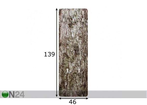 Seinanagi Birch Bark 139x46 cm mõõdud