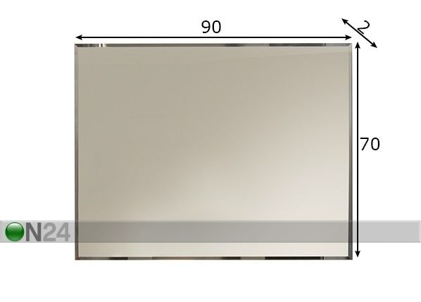 Seinapeegel Frame mõõdud