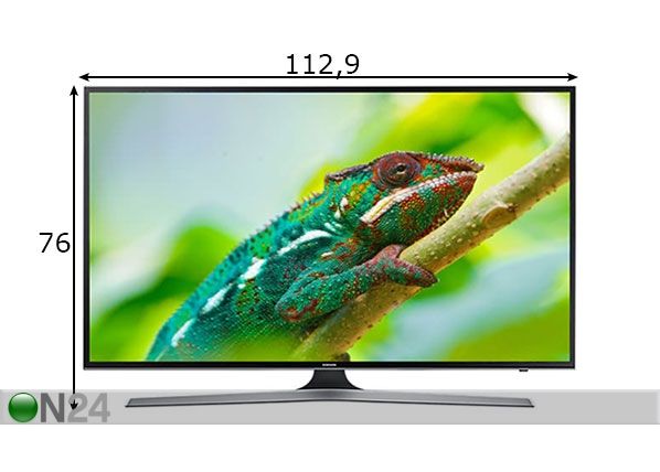 Televiisor Samsung 50" UHD LED Smart mõõdud