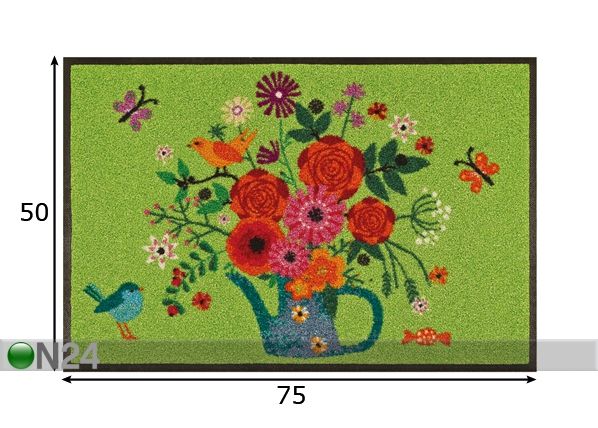 Vaip Bouquet of Flowers 50x75 cm mõõdud