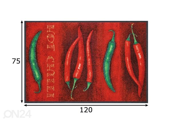 Vaip Hot chili 75x120 cm