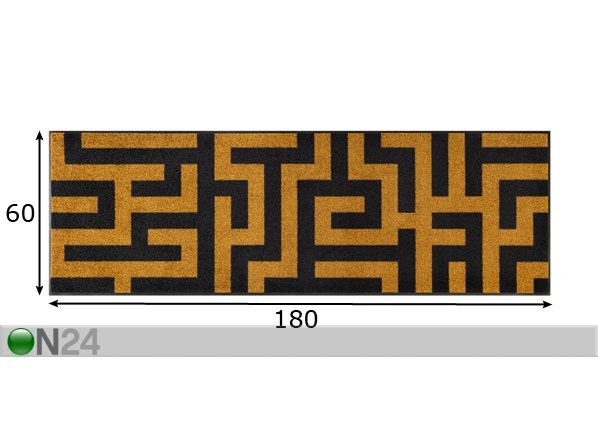 Vaip Labyrinth 60x180 cm mõõdud