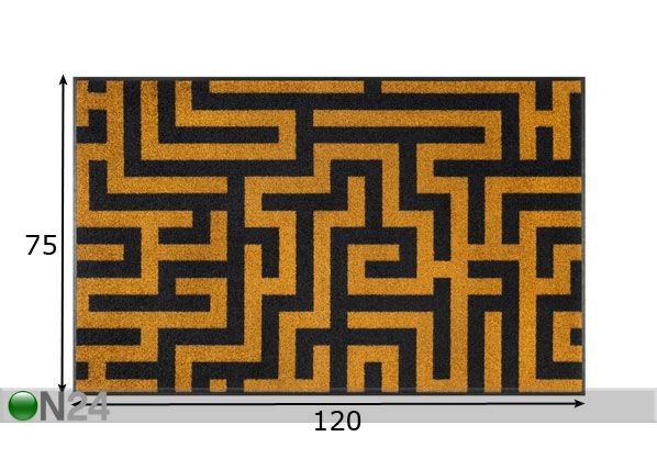 Vaip Labyrinth 75x120 cm mõõdud