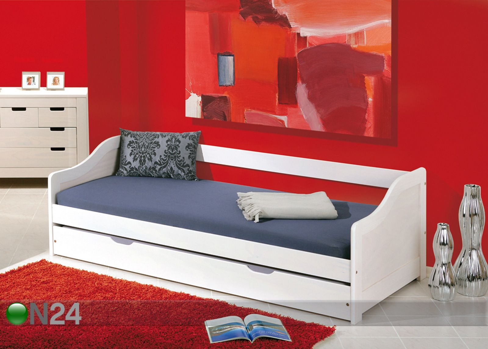 2-kohaline voodikomplekt Leonie 90x200 cm suurendatud