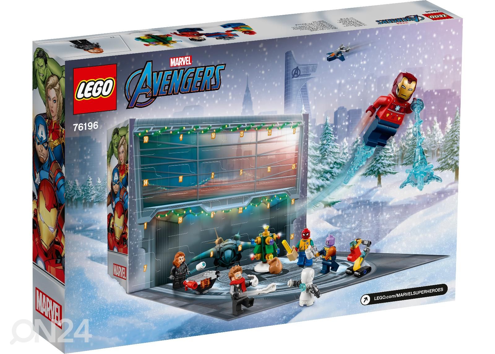 Advendikalender LEGO Marveli Tasujad suurendatud