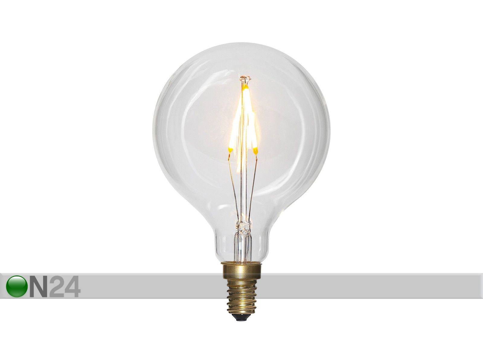 Dekoratiivne LED elektripirn E14 1 W suurendatud