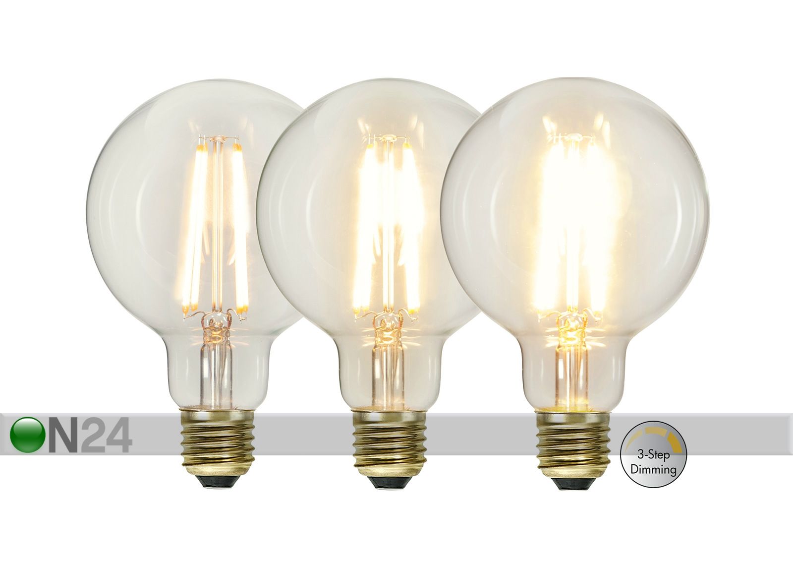 Dekoratiivne LED elektripirn E27 6,5W suurendatud