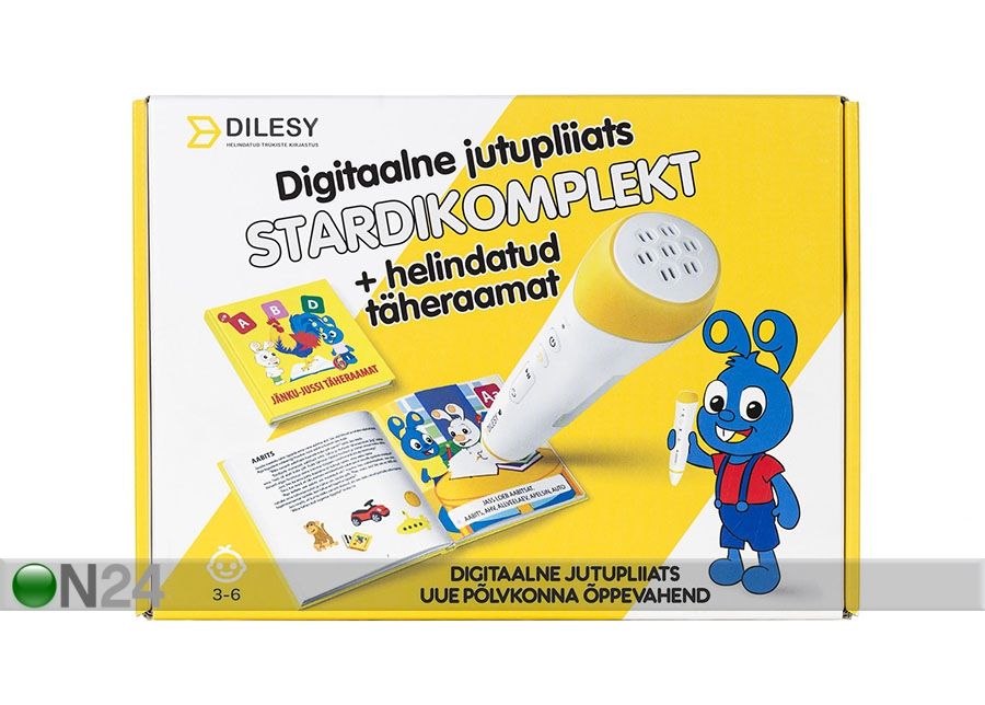 Digitaalne jutupliiats Jänku-Jussi täheraamat stardikomplekt suurendatud