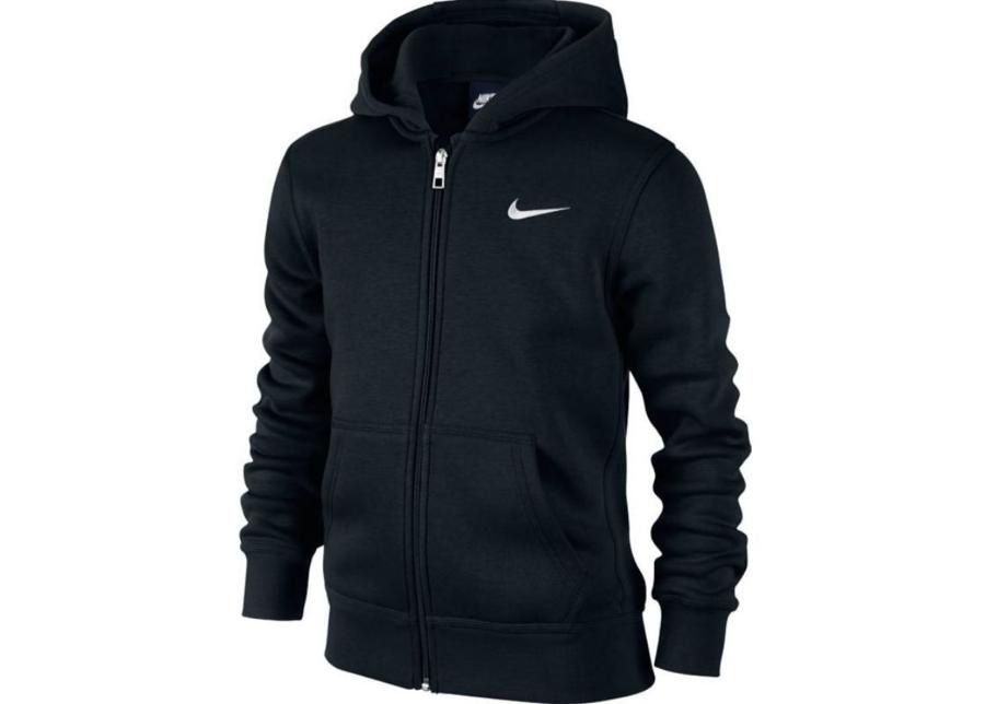 Dressipluus lastele Nike Brushed Fleece Full-Zip Hoodie Junior 619069-010 suurendatud