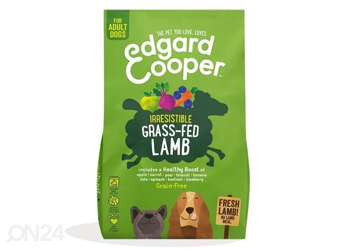 Edgard Cooper koeratoit lambalihaga 2,5 kg suurendatud
