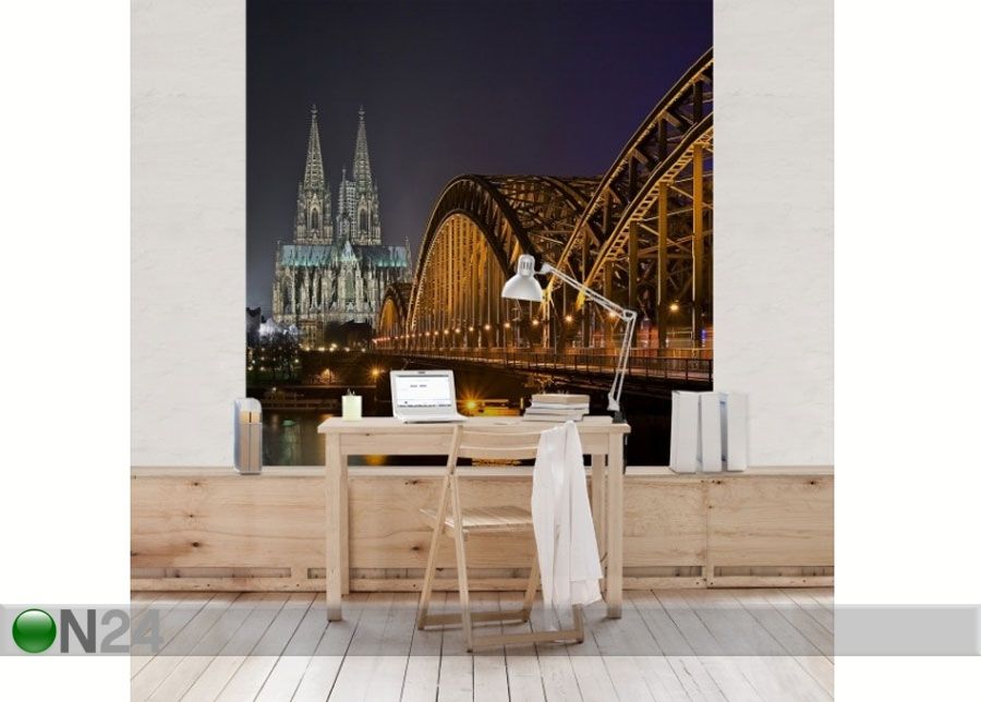 Fliis fototapeet Cologne Cathedral suurendatud