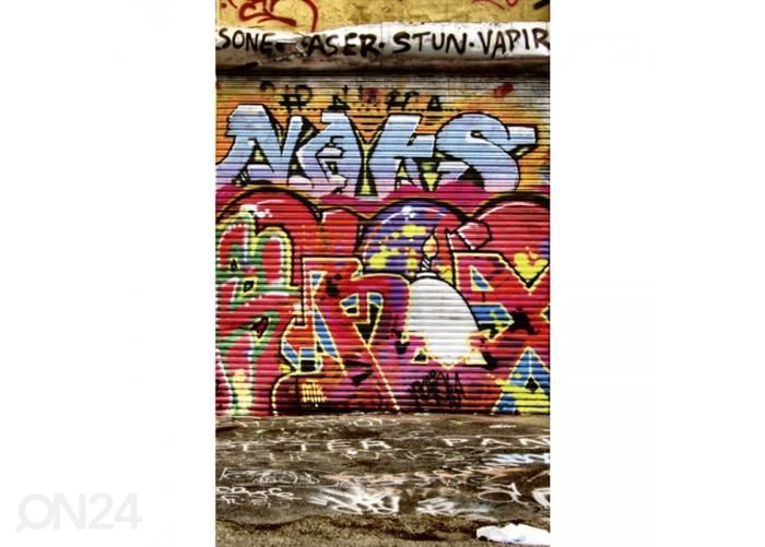 Fliis fototapeet Graffiti street 150x250 cm suurendatud