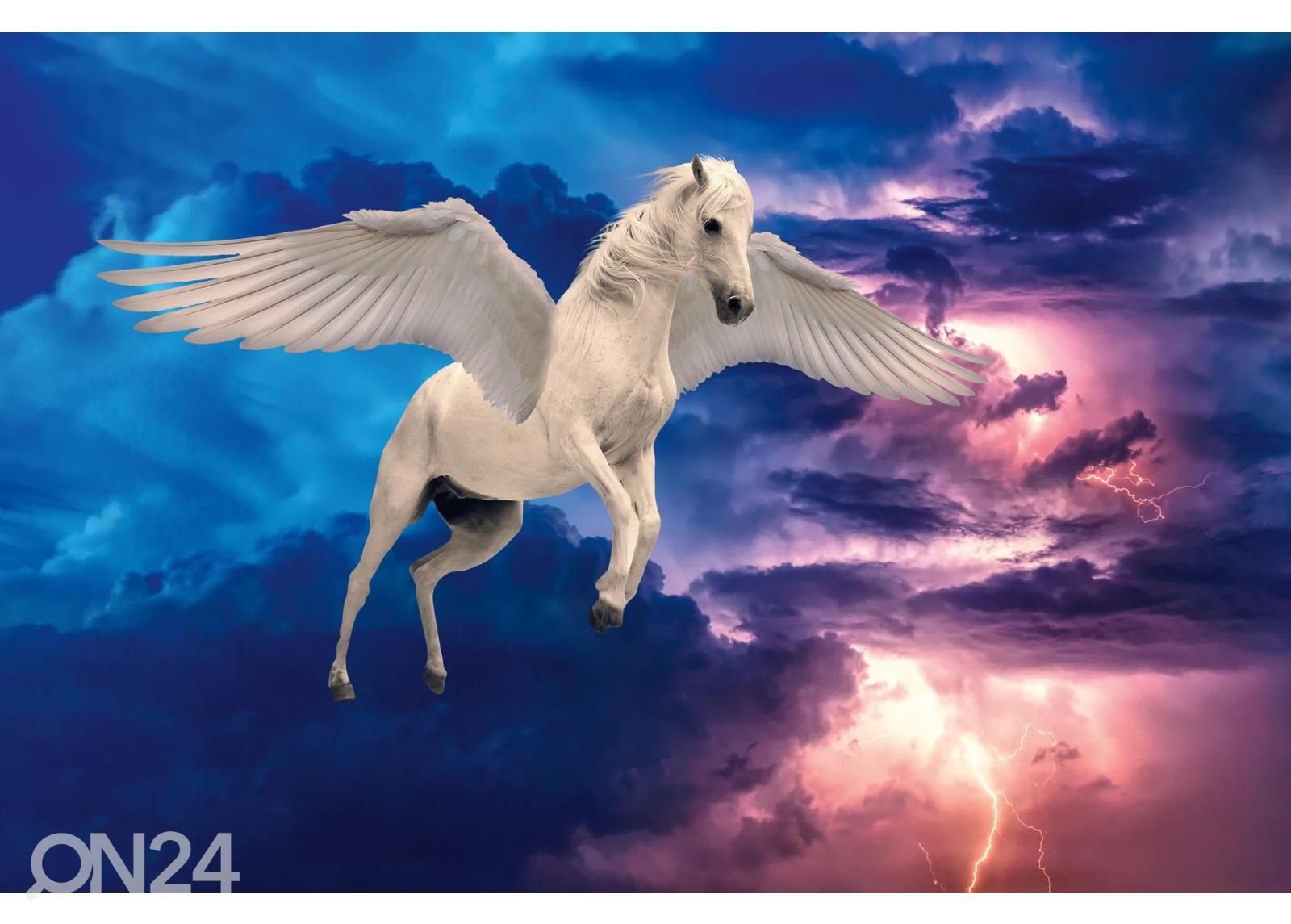 Fliis fototapeet Legendary Pegasus suurendatud