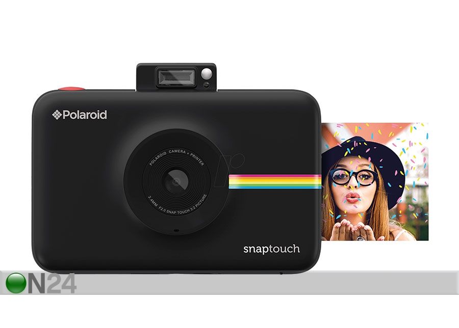 Fotokaamera Polaroid Snap Touch, must suurendatud