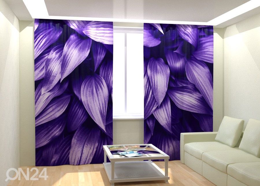 Fotokardinad Purple Leaves 300x260 cm suurendatud