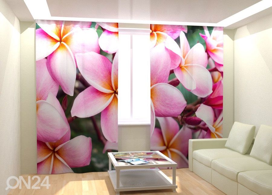 Fotokardinad Tropical Flowers 300x260 cm suurendatud