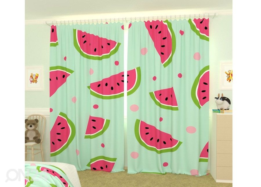Fotokardinad Watermelon 300x260 cm suurendatud