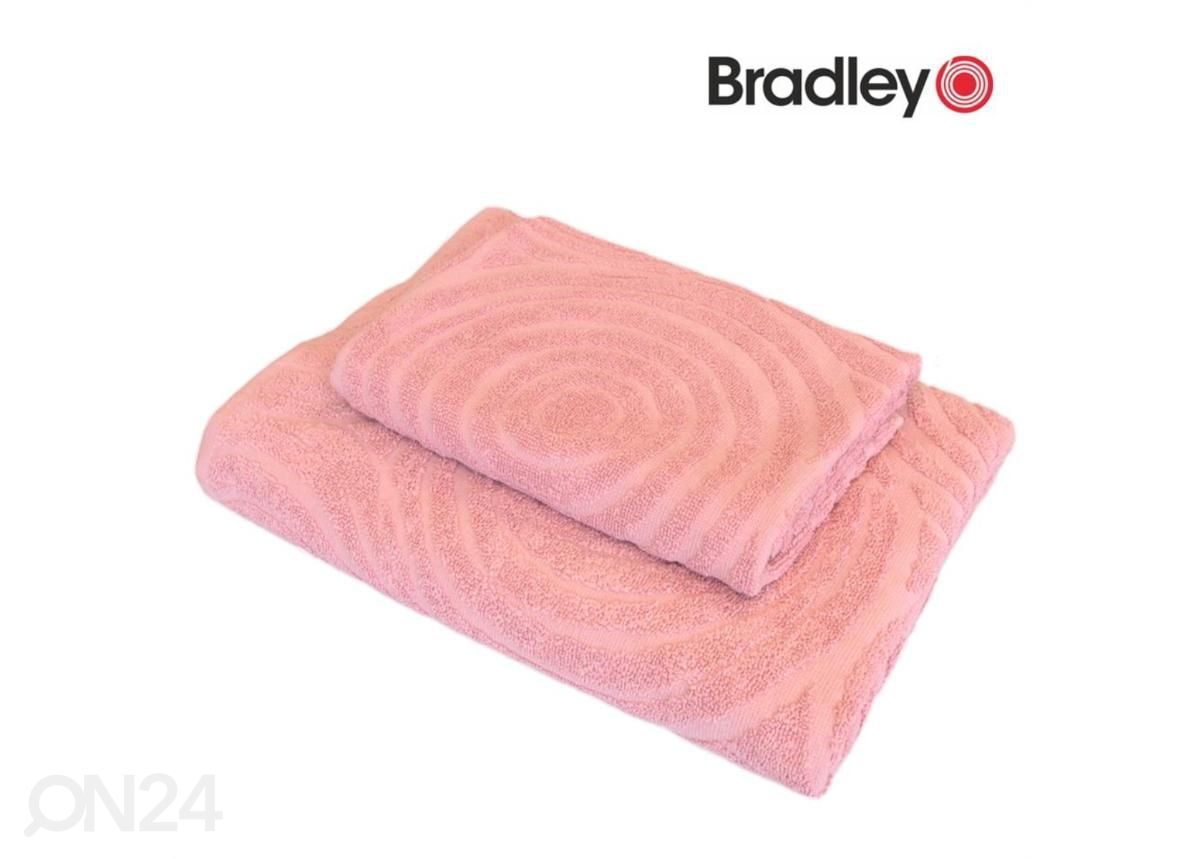 Froteerätik 70x140 cm ringid roosa suurendatud