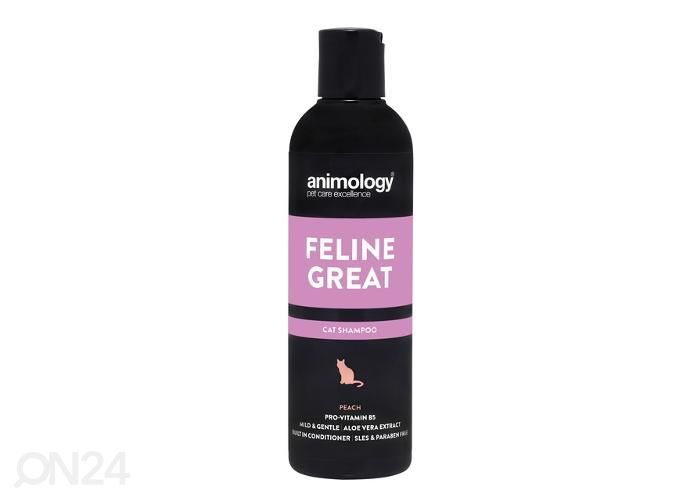 Kassi šampoon feline great virsik 250 ml suurendatud